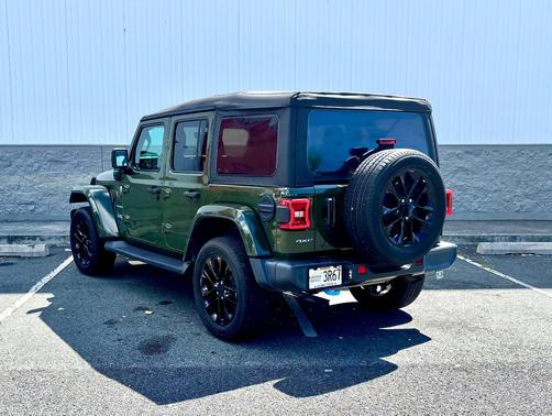Green 2023 Jeep Wrangler 4xe Sahara