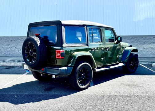 Green 2023 Jeep Wrangler 4xe Sahara