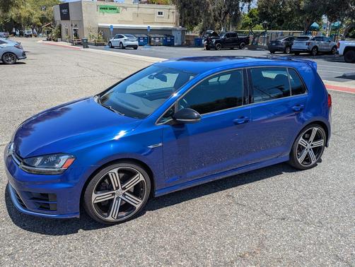 Blue 2016 Volkswagen Golf R 4-Door
