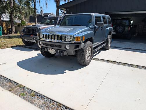 Blue 2007 Hummer H3 Base