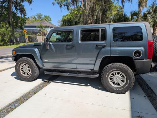 Blue 2007 Hummer H3 Base