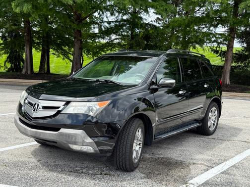 Black 2009 Acura MDX Technology