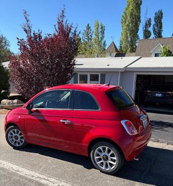 Red 2017 FIAT 500 Pop