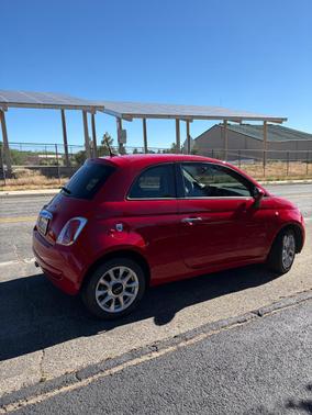 Red 2017 FIAT 500 Pop