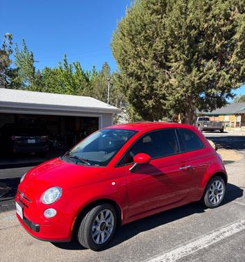 Red 2017 FIAT 500 Pop