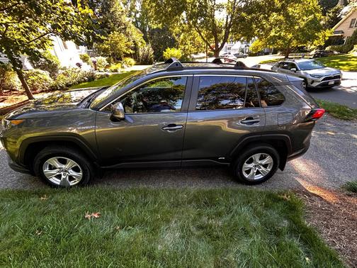 Black 2019 Toyota RAV4 Hybrid LE