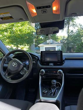 Black 2019 Toyota RAV4 Hybrid LE