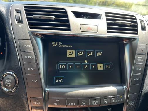 Black 2009 Lexus LS 460 Base