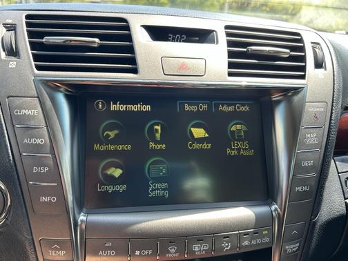 Black 2009 Lexus LS 460 Base