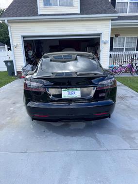 Black 2021 Tesla Model S Plaid