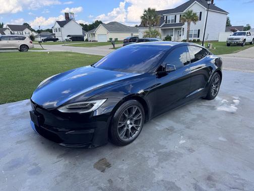 Black 2021 Tesla Model S Plaid