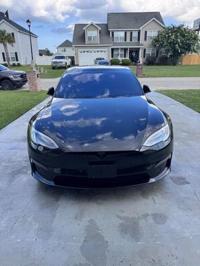 Black 2021 Tesla Model S Plaid