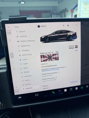 Black 2021 Tesla Model S Plaid