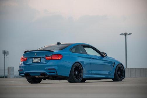 Blue 2016 BMW M4 Base
