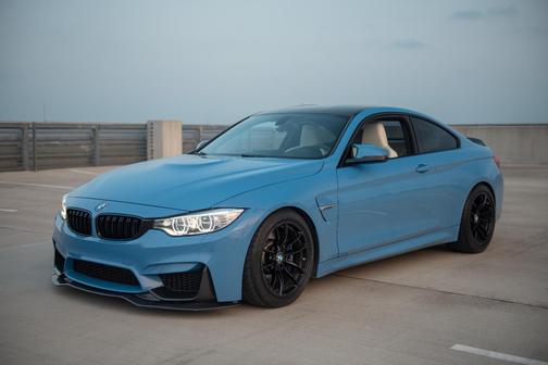 Blue 2016 BMW M4 Base