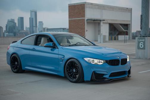 Blue 2016 BMW M4 Base