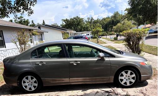 Gray 2007 Honda Civic LX