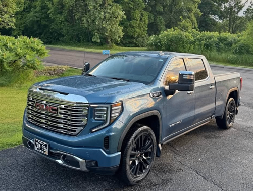 Blue 2025 GMC Sierra 1500 Denali