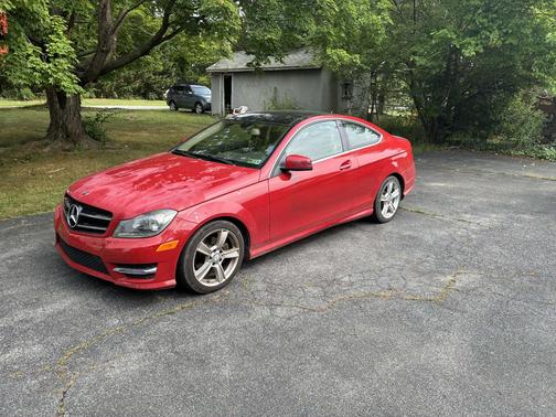 Red 2015 Mercedes-Benz C-Class C 250