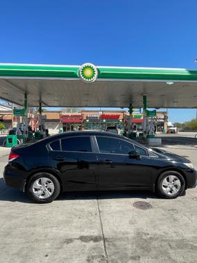 Black 2013 Honda Civic LX