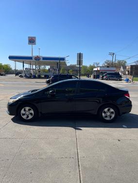 Black 2013 Honda Civic LX
