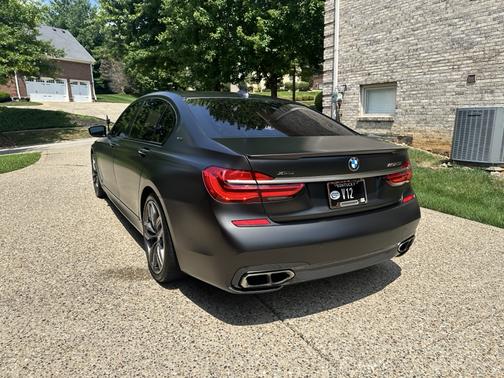 Brown 2017 BMW M760 i xDrive