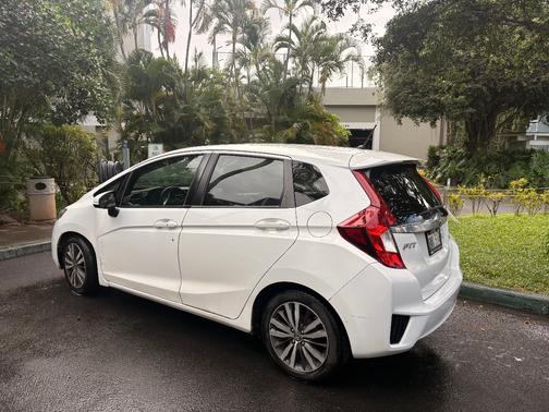White 2015 Honda Fit EX