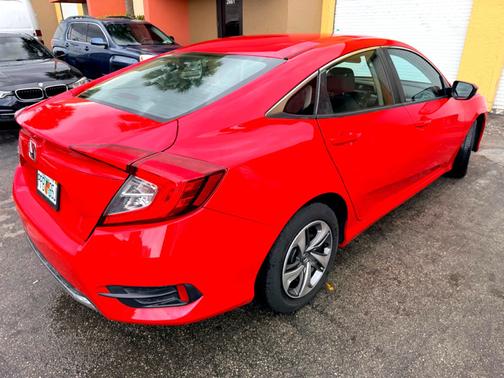Red 2020 Honda Civic LX