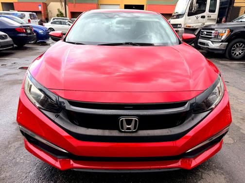 Red 2020 Honda Civic LX