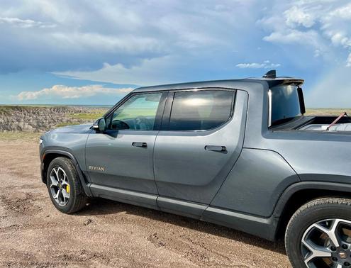 Gray 2022 Rivian R1T Adventure Package