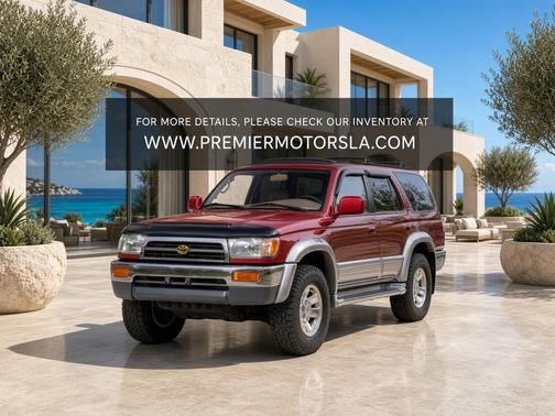 Red 1997 Toyota 4Runner Limited AWD