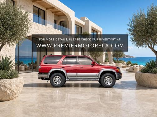 Red 1997 Toyota 4Runner Limited AWD