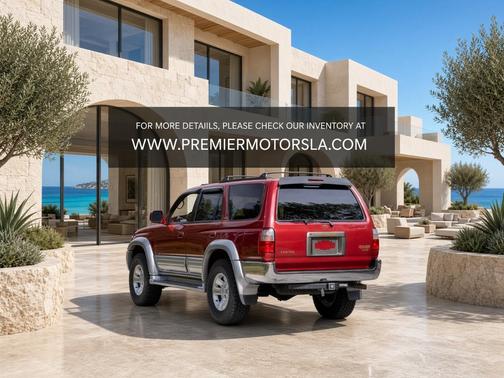Red 1997 Toyota 4Runner Limited AWD