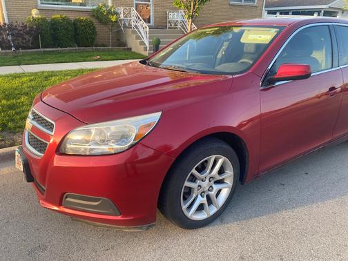 Red 2013 Chevrolet Malibu Eco