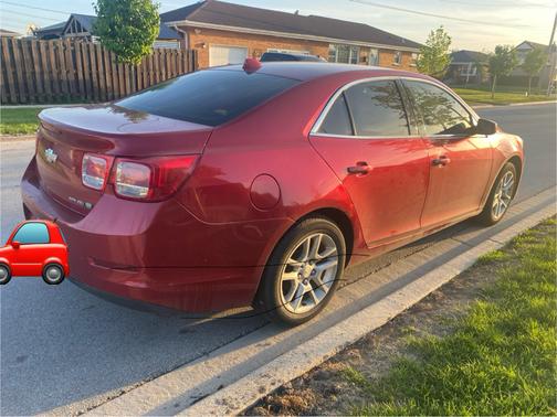 Red 2013 Chevrolet Malibu Eco