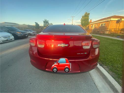 Red 2013 Chevrolet Malibu Eco