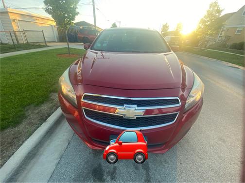 Red 2013 Chevrolet Malibu Eco