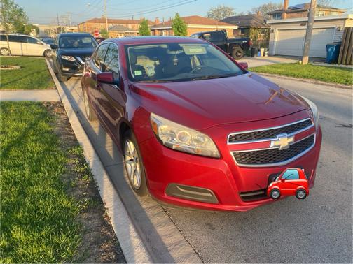 Red 2013 Chevrolet Malibu Eco