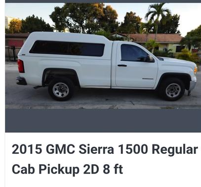 White 2015 GMC Sierra 1500 Base