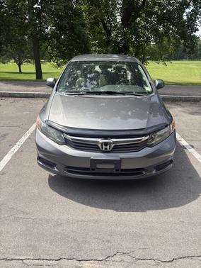 Gray 2012 Honda Civic LX