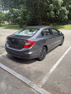 Gray 2012 Honda Civic LX