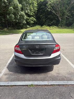 Gray 2012 Honda Civic LX