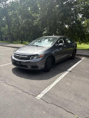 Gray 2012 Honda Civic LX