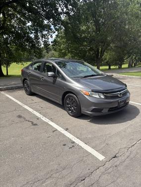 Gray 2012 Honda Civic LX