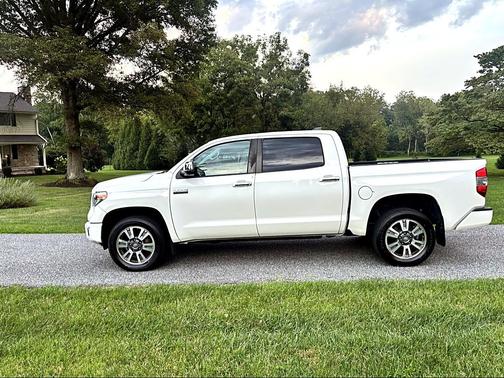 White 2020 Toyota Tundra Platinum