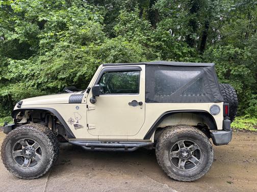 Beige 2011 Jeep Wrangler Sport