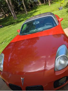 Orange 2008 Pontiac Solstice GXP