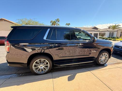 Blue 2021 Chevrolet Tahoe Premier