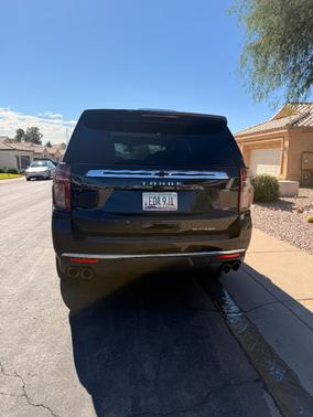 Blue 2021 Chevrolet Tahoe Premier