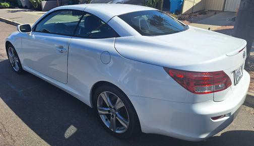 White 2012 Lexus IS 250C Base